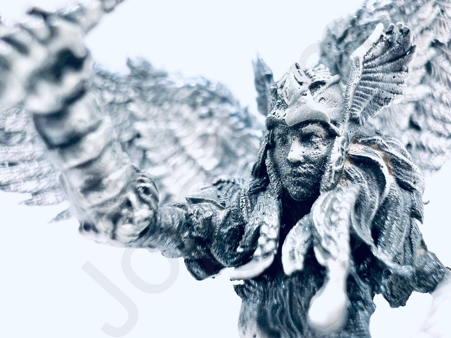 "Valkyrie " .999+ Silver Statue, Hand Poured, Investment Casting, Custom Made [LIMITED MINTAGE: 100]