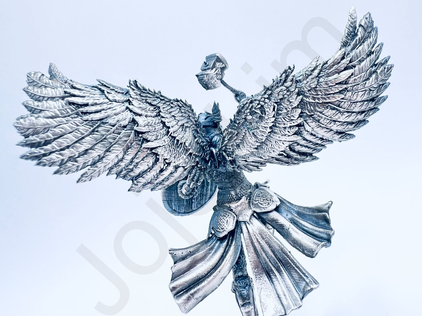 "Valkyrie " .999+ Silver Statue, Hand Poured, Investment Casting, Custom Made [LIMITED MINTAGE: 100]