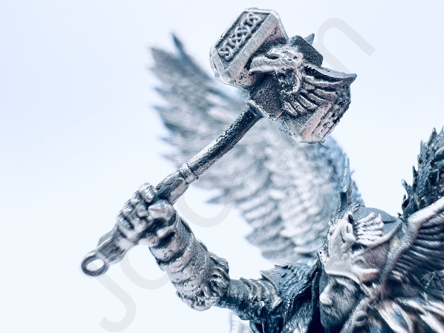 "Valkyrie " .999+ Silver Statue, Hand Poured, Investment Casting, Custom Made [LIMITED MINTAGE: 100]