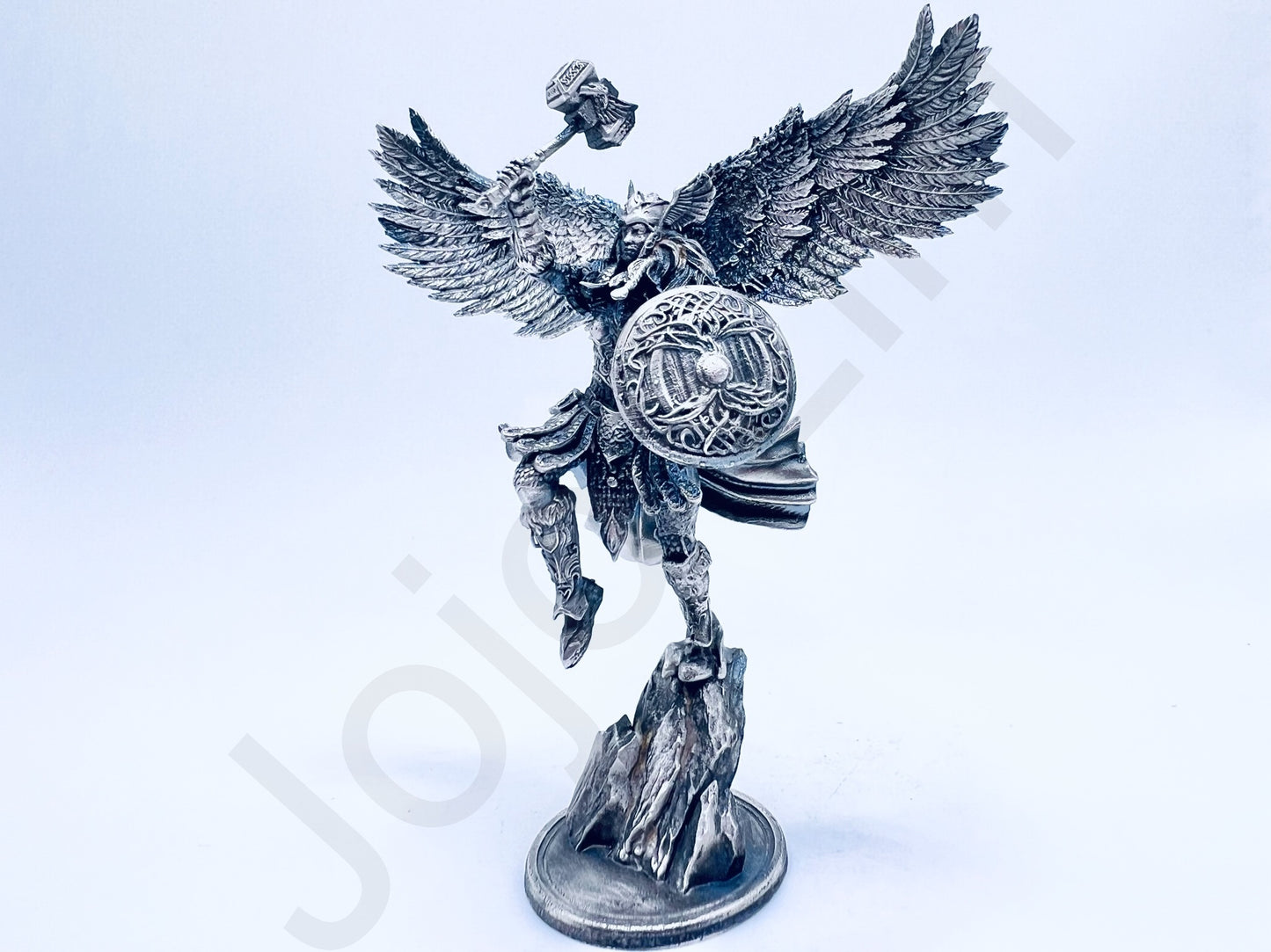 "Valkyrie " .999+ Silver Statue, Hand Poured, Investment Casting, Custom Made [LIMITED MINTAGE: 100]