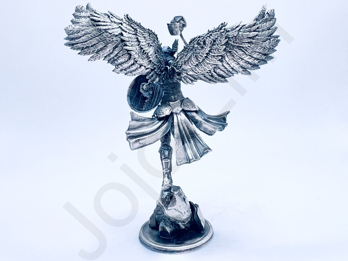 "Valkyrie " .999+ Silver Statue, Hand Poured, Investment Casting, Custom Made [LIMITED MINTAGE: 100]