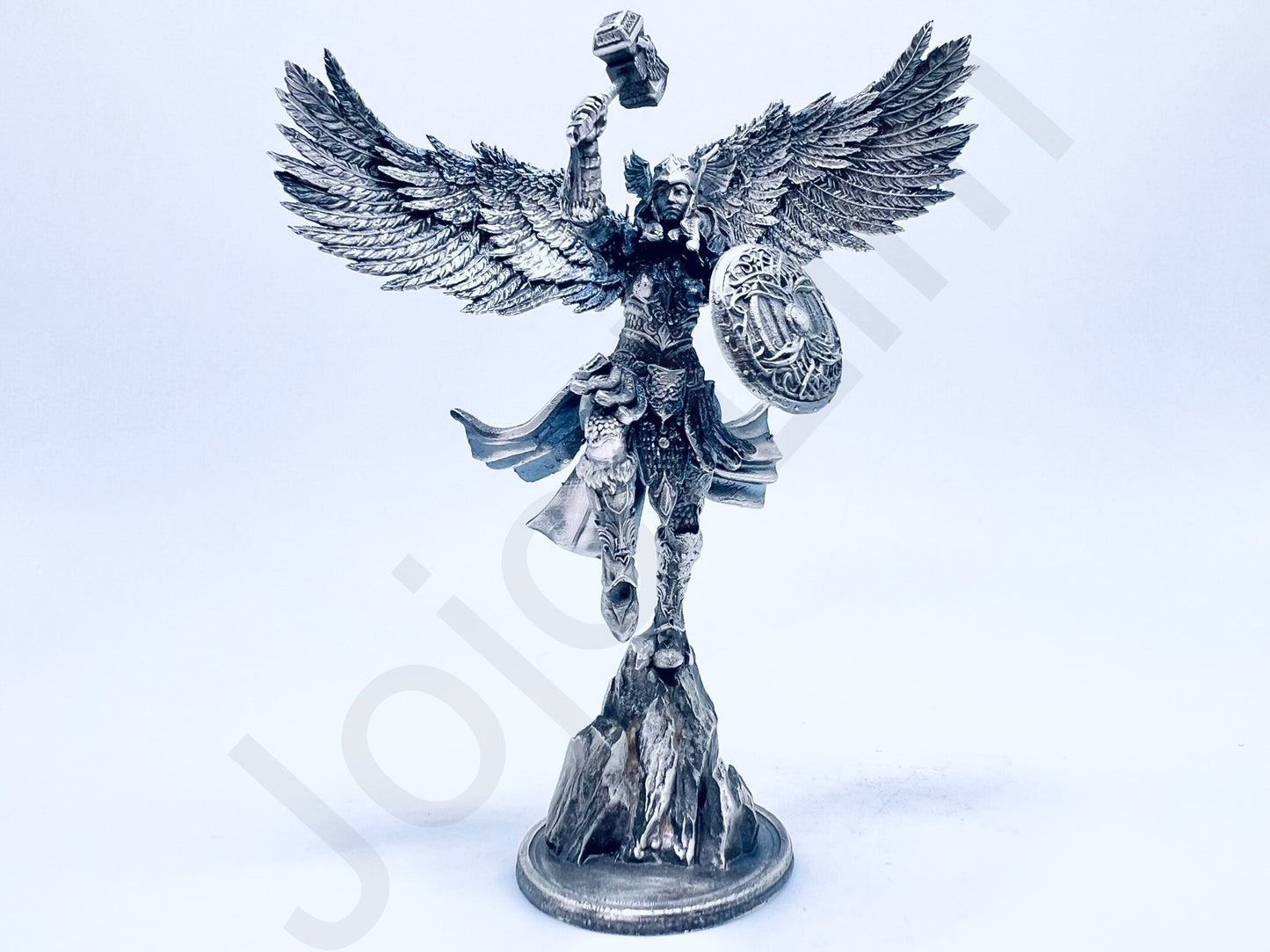 "Valkyrie " .999+ Silver Statue, Hand Poured, Investment Casting, Custom Made [LIMITED MINTAGE: 100]