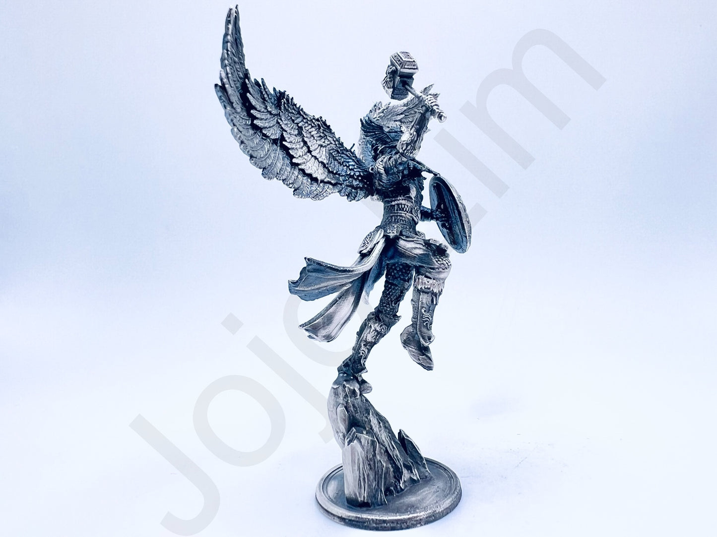 "Valkyrie " .999+ Silver Statue, Hand Poured, Investment Casting, Custom Made [LIMITED MINTAGE: 100]