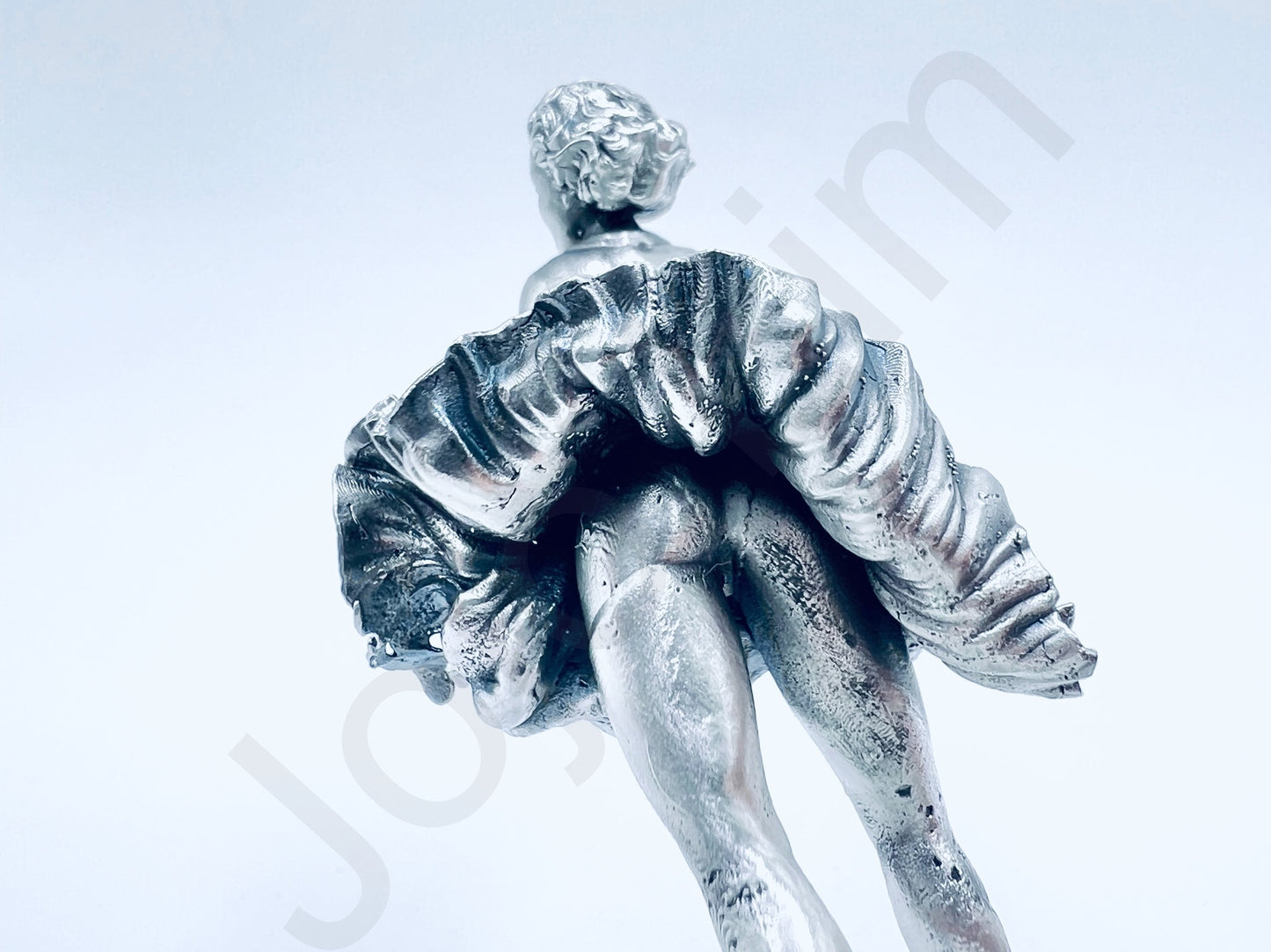 "Marilyn Monroe" .999+ Silver Statue, Hand Poured, Investment Casting, Custom Made [LIMITED MINTAGE: 100]