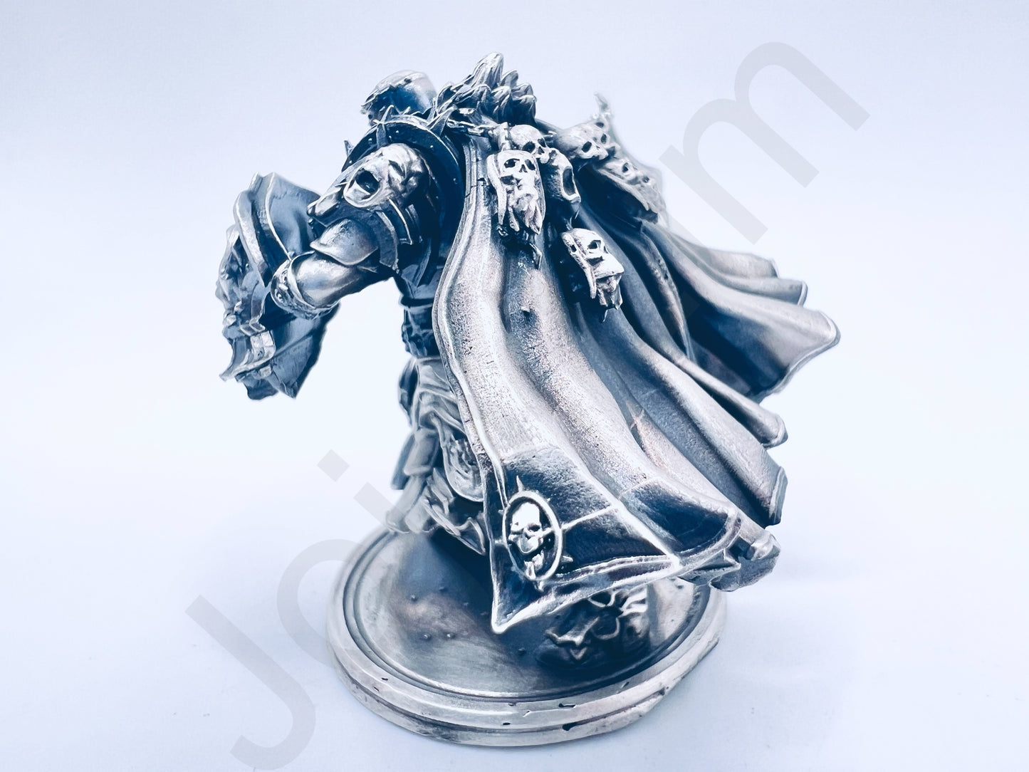 "Chaos Knight" .999+ Silver Statue, Hand Poured, Investment Casting, Custom Made [LIMITED MINTAGE: 100]