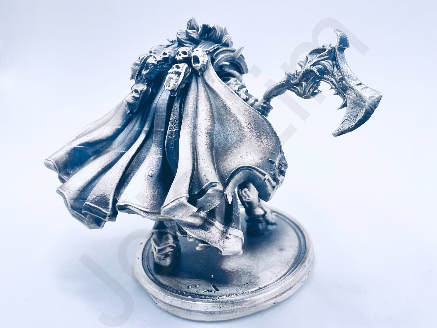 "Chaos Knight" .999+ Silver Statue, Hand Poured, Investment Casting, Custom Made [LIMITED MINTAGE: 100]