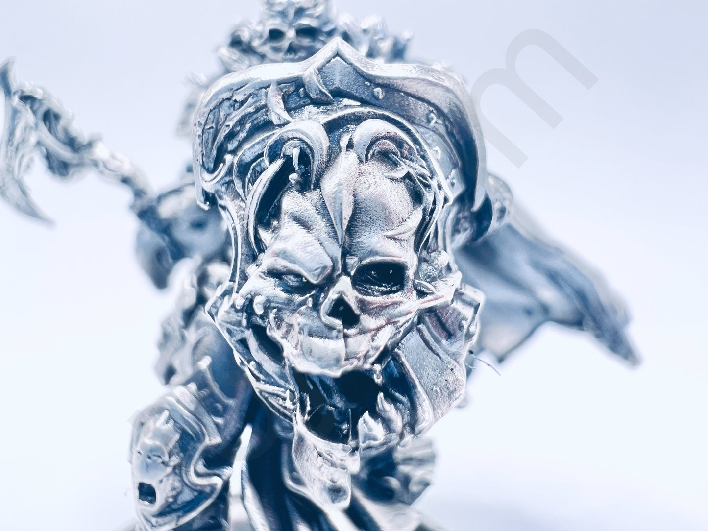 "Chaos Knight" .999+ Silver Statue, Hand Poured, Investment Casting, Custom Made [LIMITED MINTAGE: 100]