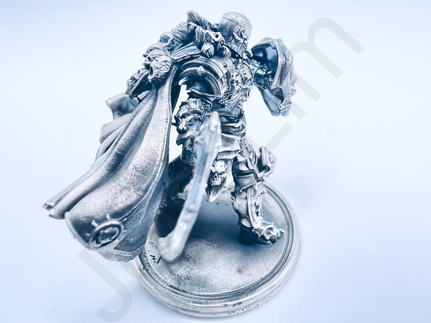 "Chaos Knight" .999+ Silver Statue, Hand Poured, Investment Casting, Custom Made [LIMITED MINTAGE: 100]