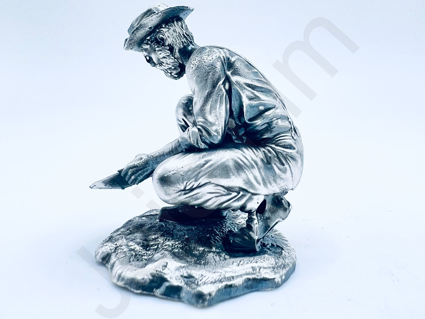 "Prospector" .999+ Silver Statue, Hand Poured, Investment Casting, Custom Made [LIMITED MINTAGE: 100]