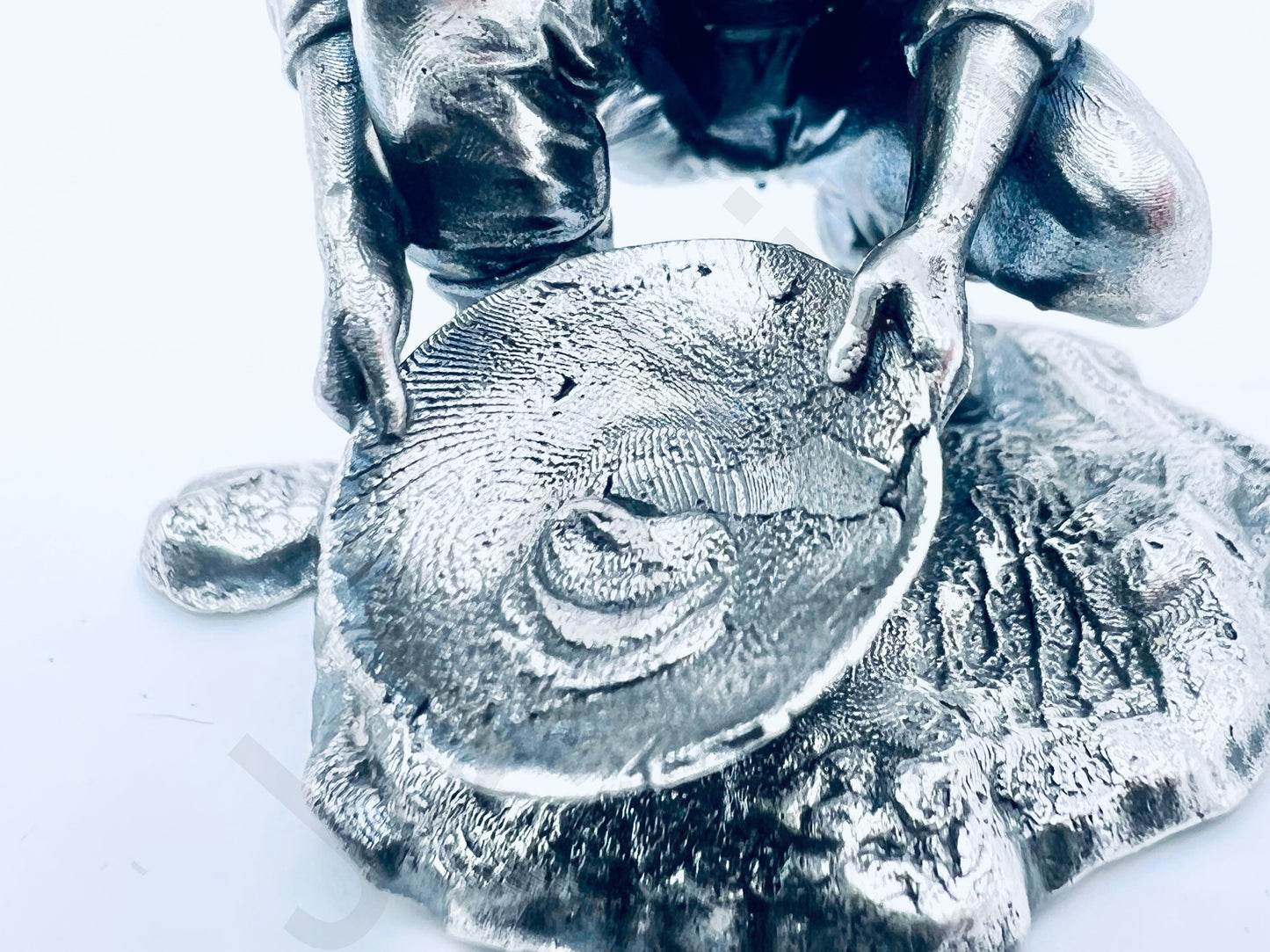 "Prospector" .999+ Silver Statue, Hand Poured, Investment Casting, Custom Made [LIMITED MINTAGE: 100]