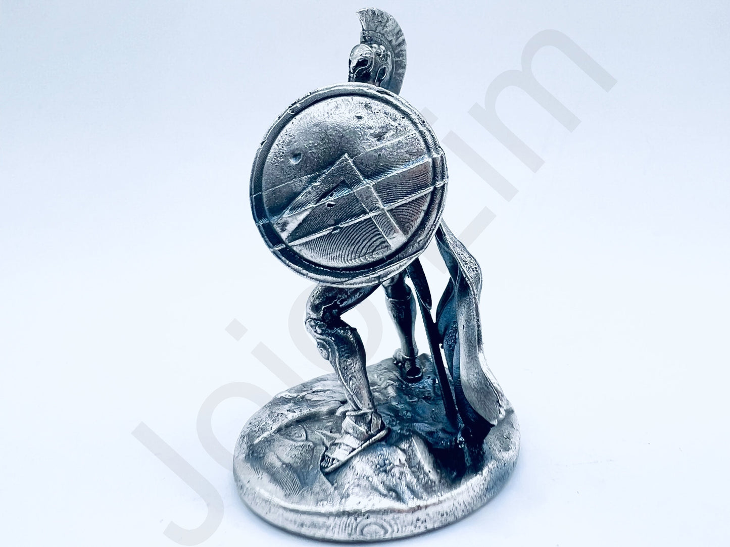 "Spartan Warrior" .999+ Silver Statue, Hand Poured, Investment Casting, Custom Made