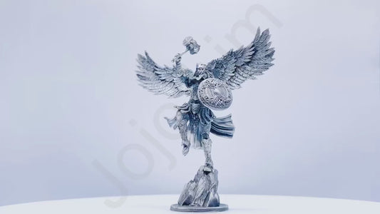 "Valkyrie " .999+ Silver Statue, Hand Poured, Investment Casting, Custom Made [LIMITED MINTAGE: 100]