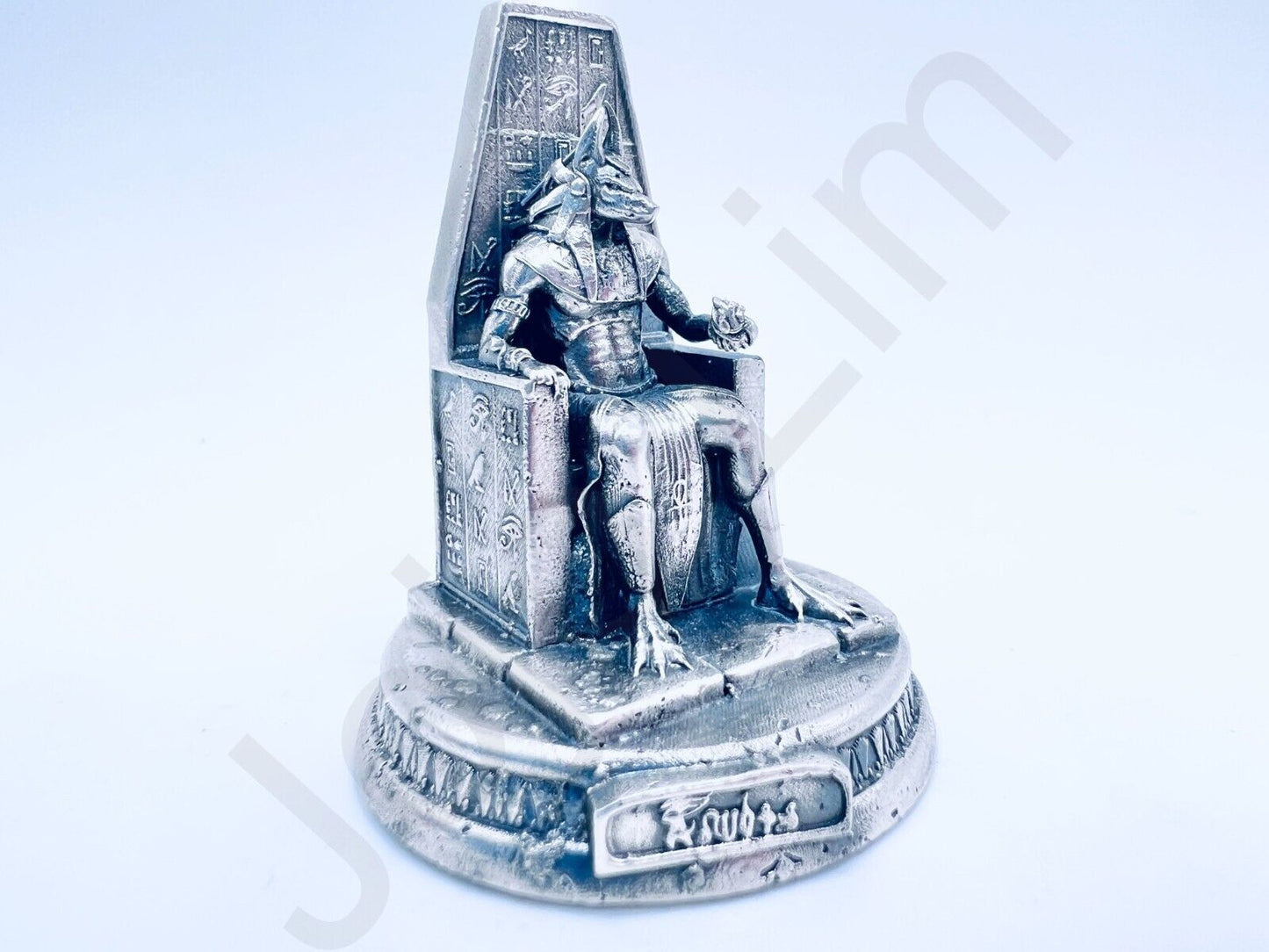 3 oz Hand Poured 999 Silver Bar Statue "Anubis" by The Gold Spartan